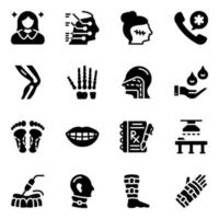 Medical and Surgeries Icon Set vector