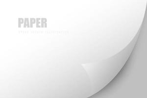 Modern and Creative white geometric background or banner design. vector