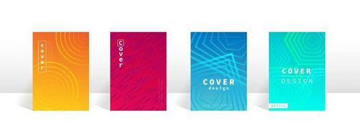 Book Cover design. Abstract book cover template for business vector. vector