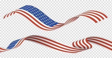 4th of July background design with realistic lovely elements. EPS10 vector illustration.