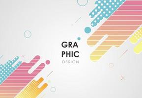 Abstract geometric background. Fluid shape and elements design for advertise and banner. vector