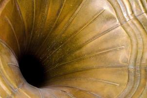 Horn of a gramophone photo