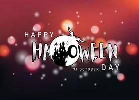 diseño de fondo de halloween. vector de feliz día de halloween.