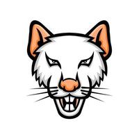 rat head front view vector