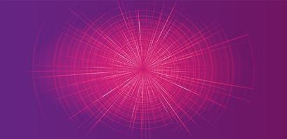 Pink Futuristic Hyperspace speed motion on future Technology background vector