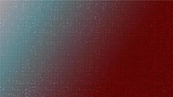 Red Digital Line Circuit Microchip on Technology Background vector