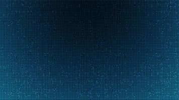 Dark Blue Microchip on Technology Background vector