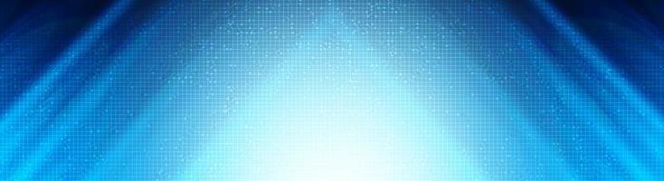 Dark Blue Circuit Microchip on Technology Background vector