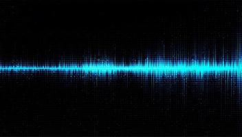 Digital Sound Wave Low and Hight richter scale with Circle Vibration on Light Blue Background vector