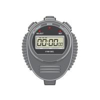 retro digital stopwatch vector
