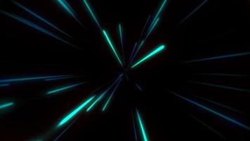 Blue and Green Light Lines, Future, Speed Animation, Flare, Abstract Background video