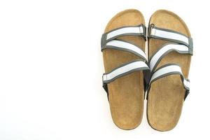 Sandal on white background photo