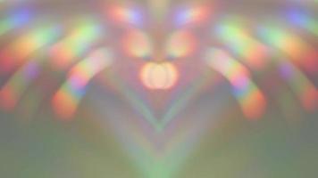 abstract wazig pastel achtergrond met regenboog bokeh. video