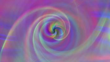 Spiral Abstract Iridescent Neon Background. video