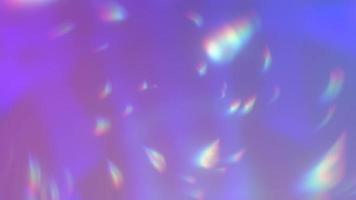 fondo borroso abstracto con la caída de cristales. video