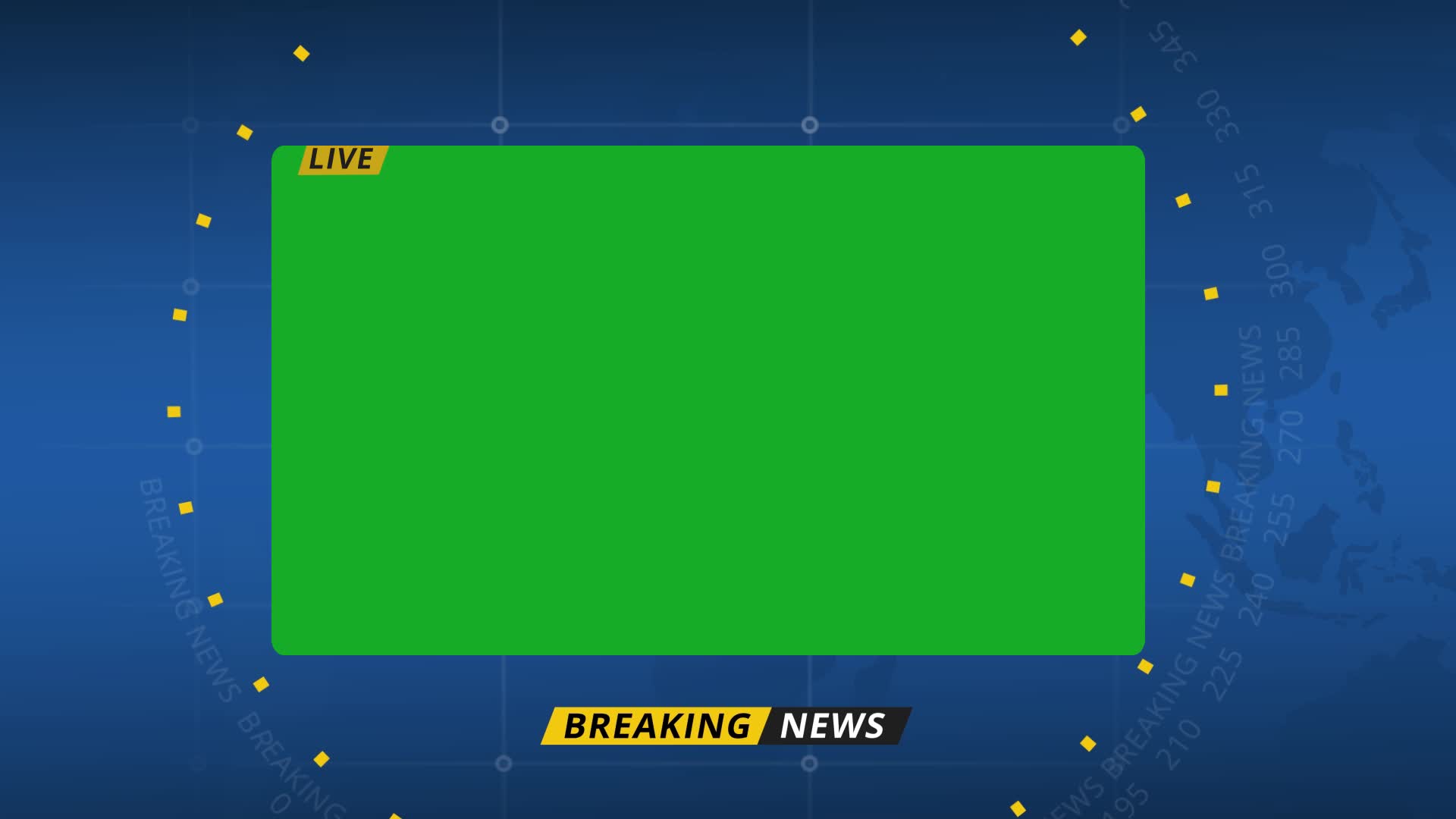 Breaking News Info Plate Green Screen 2255585 Stock Video at Vecteezy