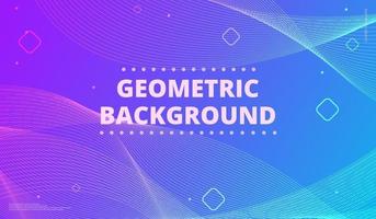 Gradient background with geometric shapes. vector