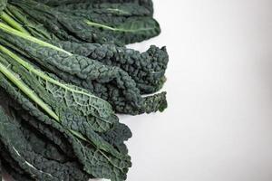 Black cabbage chips photo
