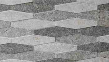 Texture of decorative tiles forming geometrical figures