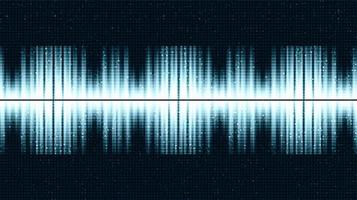 Ultrasonic Sound Wave Background vector