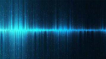 Blue Equalizer Digital Sound Wave Background vector