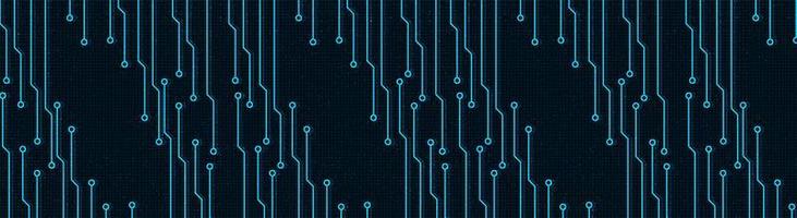 Panorama Digital Technology Background,Hi-tech Digital and security Concept design,Free Space For text in put,Vector illustration. vector