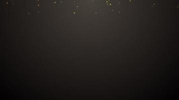 Golden Bokeh Particles for Christmas of New Year Template