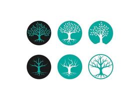 Tree icon design template vector