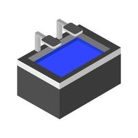 Isometric Sink On Background vector