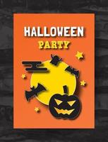 Halloween poster vector design