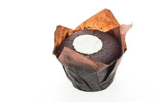 pastel de muffin de chocolate foto