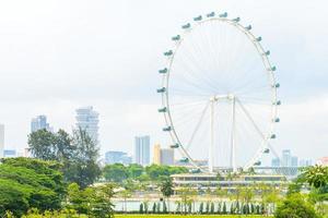 Singapore flyer in Singapore photo