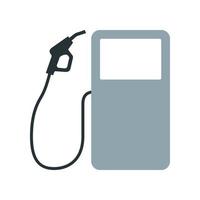 Petrol station icon. Element from the set dedicated to oil and gas production, processing and transportation. vector