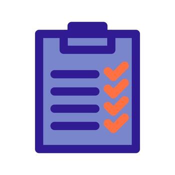 Survey outline icon. Vector item from set, dedicated to Big Data and Machine Learning.