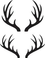 deer horns vector