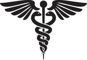 caduceo - símbolo médico vector