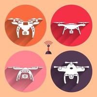 vector set drones