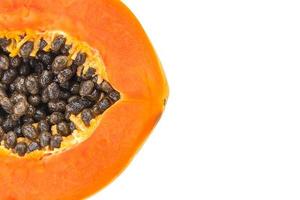 Papaya fruit isolated photo