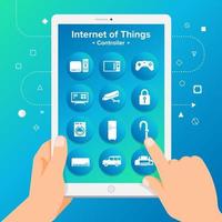 Internet of things controller vector