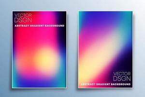 Set of gradient texture design for background, wallpaper, flyer, poster, brochure cover, typography, or other printing products. Vector illustration