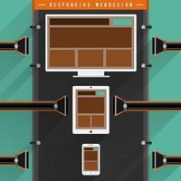 Responsive web design vector