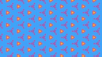 Abstract Motion Geometry Patterns Retro Style video