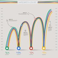 gráfico de ilustraciones infográficas vector