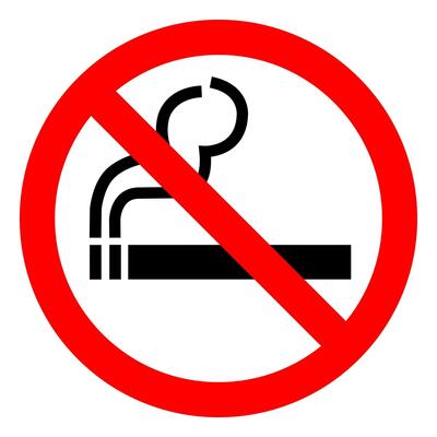 No Smoking Symbol Sign Isolate On White Background,Vector Illustration EPS.10