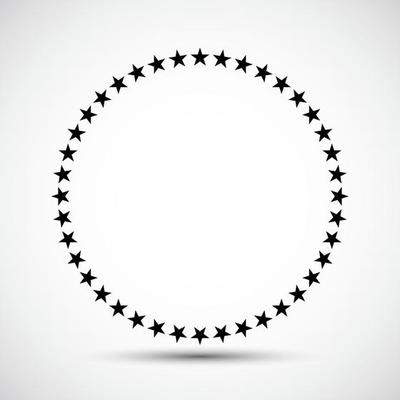 Star in circle icon Symbol Sign Isolate on White Background,Vector Illustration EPS.10