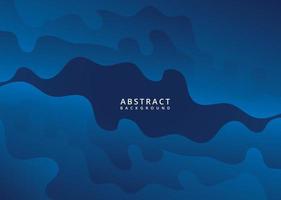 blue background with abstract shapes vector