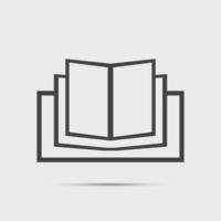 book symbol icon vector