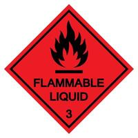 Flammable Liquid Symbol Sign Isolate On White Background,Vector Illustration EPS.10 vector