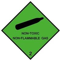 Non-Flammable Gas Symbol Sign Isolate On White Background,Vector Illustration EPS.10 vector