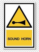 Sound Horn Symbol Sign Isolate On White Background,Vector Illustration EPS.10 vector